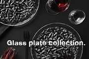 Glass plate collection.
