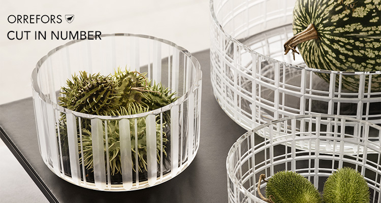 Orrefors CUT IN NUMBER