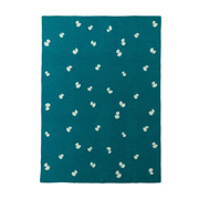 �N���b�p�� �E�[���@�V���O���u�����P�b�g�@CHOUCHO�@�u���[�O���[�� 130�~180cm