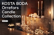 orrefors kosta boda candle collection